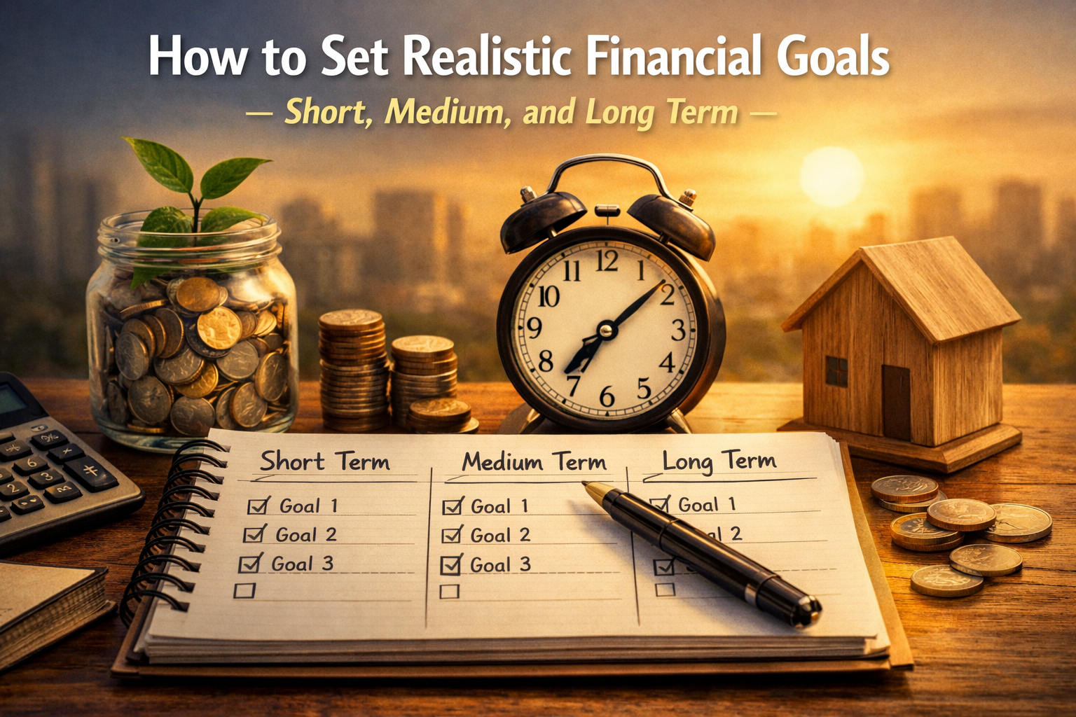 How to Set Realistic Financial Goals (Short, Medium, and Long-Term)
