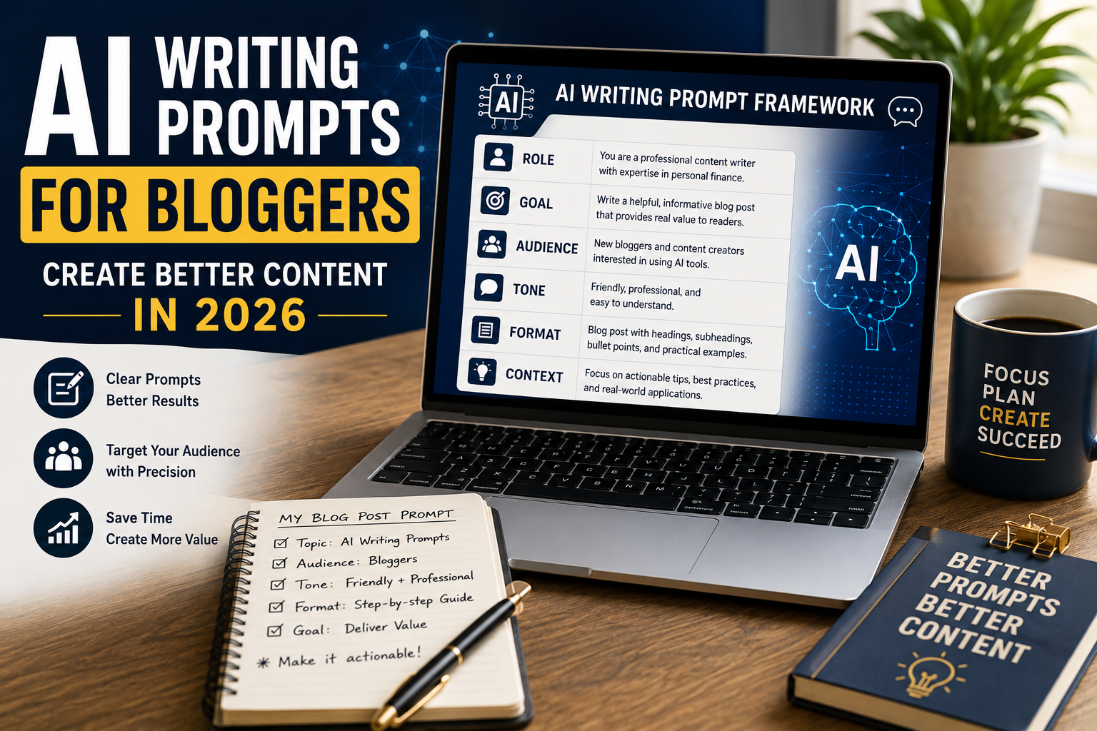 AI Writing Prompts for Bloggers in 2026: Complete Guide to Better Content