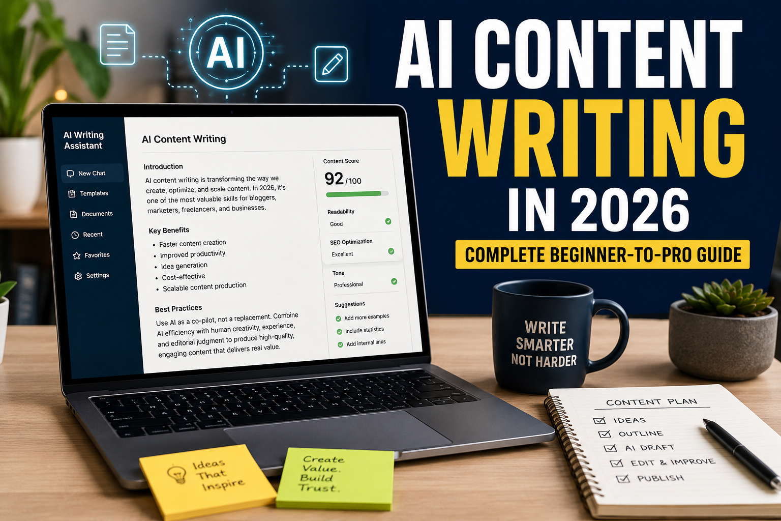 AI Content Writing in 2026: Complete Beginner-to-Pro Guide