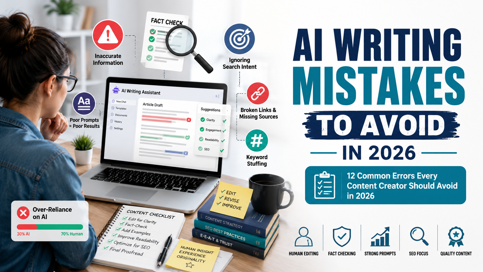 AI Writing Mistakes to Avoid in 2026: 12 Common Errors That Hurt Your Content
